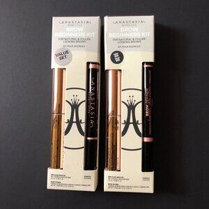 Bundle of 2 Anastasia Beverly Hills Brow Beginners Kit -- BNWT